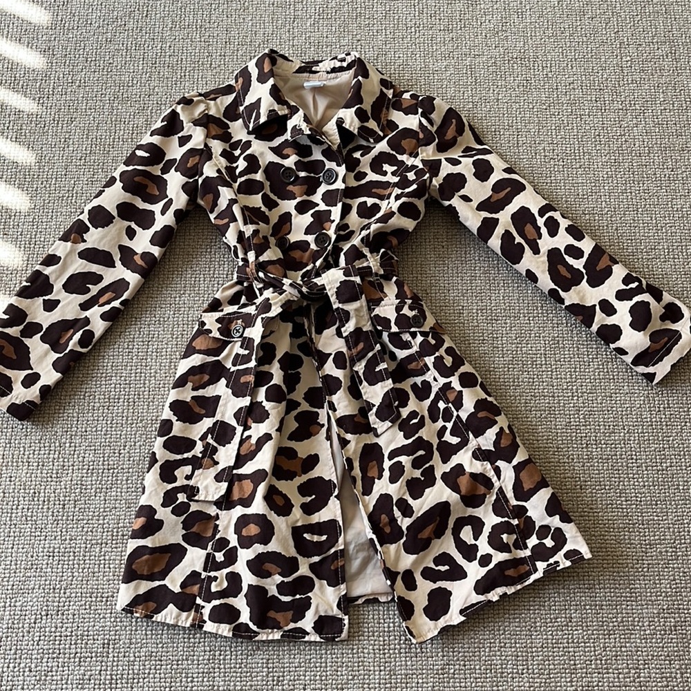 Gymboree girls long coat sz L 10-12
